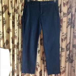Banana Republic Avery Crop Denim Dress Pants Sz4
